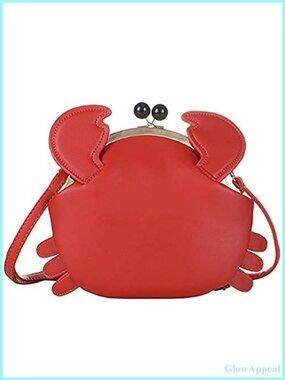 Xshelley Cartoon PU Leather Shoulder Bag Crossbody Detachable Strap